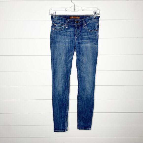Joe's Jeans COOL OFF Rolled Skinny Crop Jeans Lyndi Wash Size 25 - Picture 2 of 10